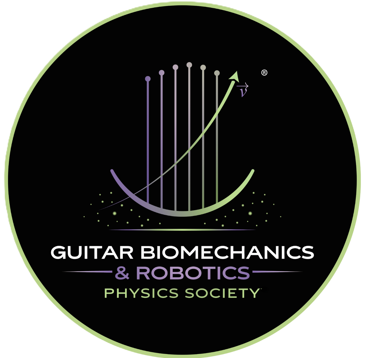 Guitar Biomechanics Robotics Logo R